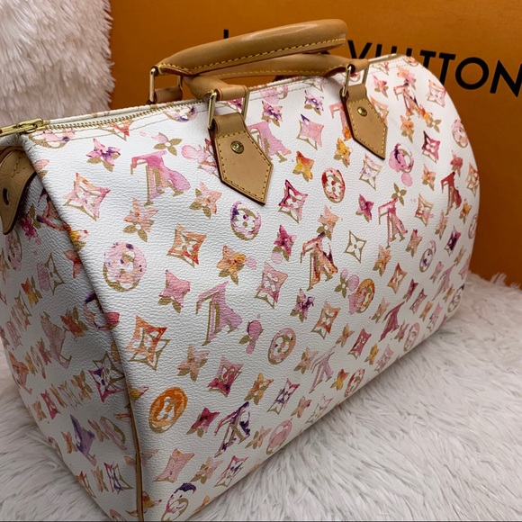 ❌SOLD❌ Louis Vuitton watercolor speedy 35 bag - Picture 3 of 15